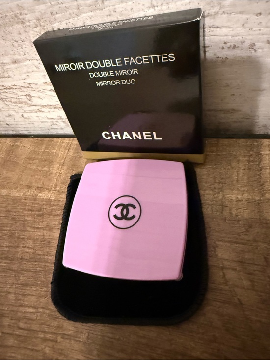 CHANEL Other - CHANEL beauty purple Compact Mirror double sided